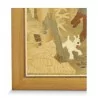 一幅镶嵌精美的木画《丁丁与皮卡洛斯》 - Moinat - 装饰配件