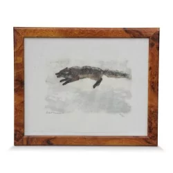 A “Fox” painting signed Robert Hainard (1906-1999). Swiss