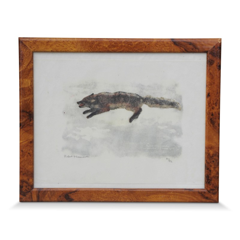 一幅署名罗伯特·海纳德(Robert Hainard,1906-1999)的“狐狸”画作。瑞士人 - Moinat - 画 - 各种的 一幅署名罗伯特·海纳德(Robert Hainard,1906-1999)的“狐狸”画作。瑞士人 - Moinat - 画 - 各种的