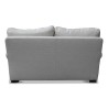 Ein beiges Sofa mit silbernem Rautenmuster. - Moinat - Sofas, Couchs