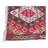 A wool “Kilim” rug, colors red, white, yellow and blue. - Moinat - Rugs
