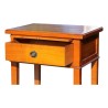 Ein Nachttisch aus Kirschholz, eine Schublade und ein Griff. Um 1970. Französische Arbeit - Moinat - Sockeltische, Gueridons
