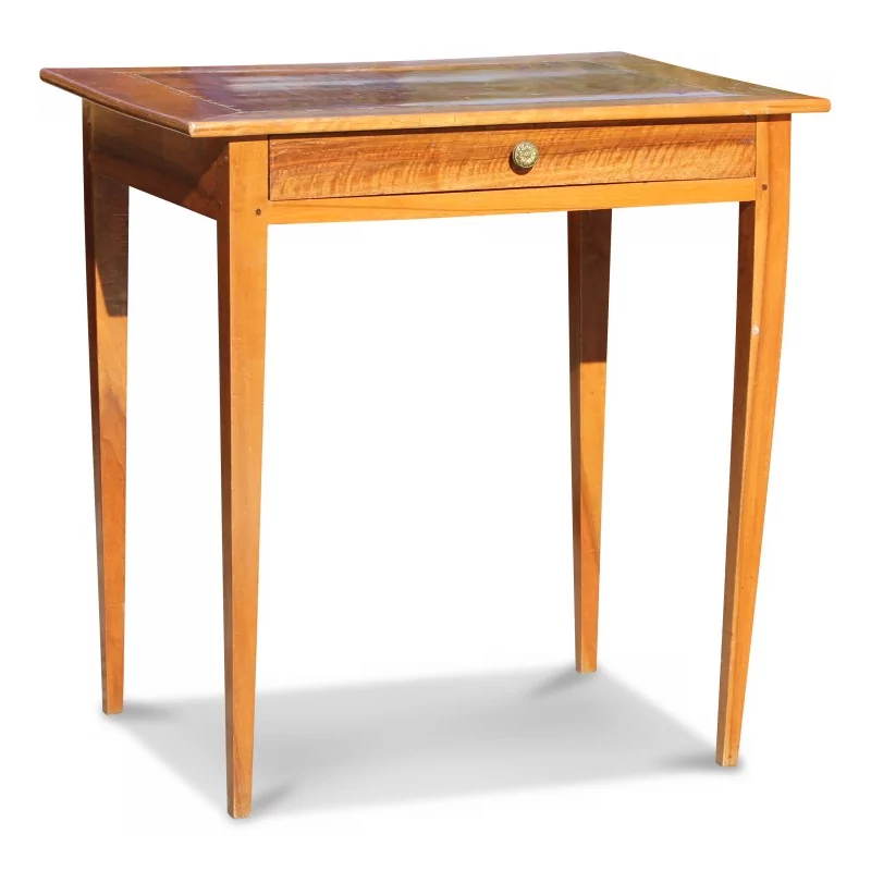 樱桃木和胡桃木材质的执政官写字桌。 1820年左右 - Moinat - 书桌