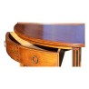 A cherry wood bedside table/corner, mounted on oak. “Richelieu” model - Moinat - End tables, Bouillotte tables, Bedside tables, Pedestal tables