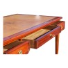 A “Mailfert” flat directorial desk in cherry wood. Leather-topped tray, three drawers - Moinat - Desks