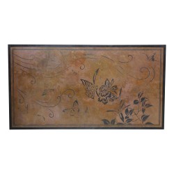 “Air” painting, original composition by oxidation on brass