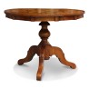 Ein Louis-Philippe-Tisch, reich verzierte „Schachbrett“-Platte, Stativfuß - Moinat - Spieltische, Wechslertische