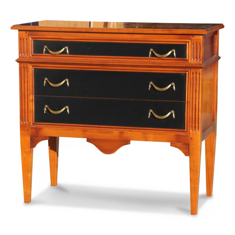 A Louis XVI directorate chest of drawers in cherry wood - Moinat - Chests of drawers, Commodes, Chifonnier, Chest of 7 drawers