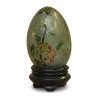 Ein Ei aus Jadestein mit chinesischer Verzierung - Moinat - Dekorationszubehör