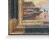 铜画《冬天的圩田运河》署名威廉·海科普（Willem Heijkoop，1877-1942 年）。荷兰 - Moinat - 画 - 景观