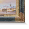 铜画《冬天的圩田运河》署名威廉·海科普（Willem Heijkoop，1877-1942 年）。荷兰 - Moinat - 画 - 景观