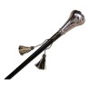 银色金属十字球礼仪手杖 - Moinat - 装饰配件