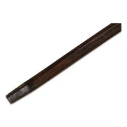 A wooden cane with a bone cross