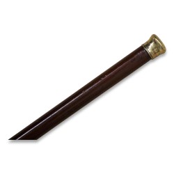 A thin wooden cane