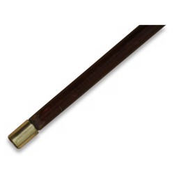 A thin wooden cane