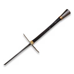 A court sword with a thin triangular blade. France
