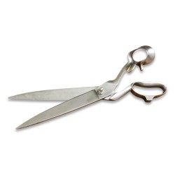 A steel textile scissor signed “RietMuller Zurich”