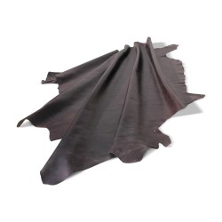 A full “Luxury” cowhide leather, dark brown color. Area: 4.45 m2