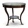 A Directoire period pedestal table, attributed to Bernard Molitor (1755-1833), marble top - Moinat - End tables, Bouillotte tables, Bedside tables, Pedestal tables
