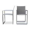 A “Ninix” armchair in stainless steel and batyline - Moinat - Sièges, Bancs, Tabourets