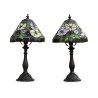 A “Tiffany” style lamp. - Moinat - Table lamps