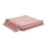 A three Merino plaid \"Old pink\". 100% Merino wool - Moinat - Cushions, Throws