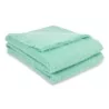 Eine Mohairdecke mit \"Celadon\"-Design. 100 % Mohair - Moinat - Couvertures, Plaids
