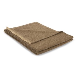 “Touargeg Brown”毛毯。 100% 安第斯小羊驼毛