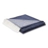 A “Sherpa Encre” blanket, 50% cashmere and 50% merino - Moinat - Cushions, Throws