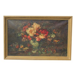 Un tableau "Bouquet de fleurs" signé Pauline Tournier Curo