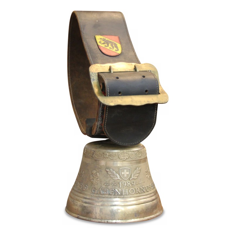 A bronze bell \"1989 Gabenhornussen\" from the Berger bärau foundry - Moinat - Decorating accessories