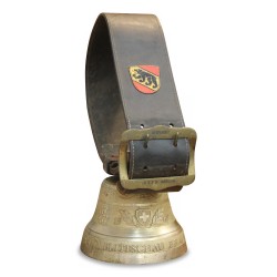 Une cloche en bronze "1989 Eliteschau Bea" de la fonderie Berger Bärau