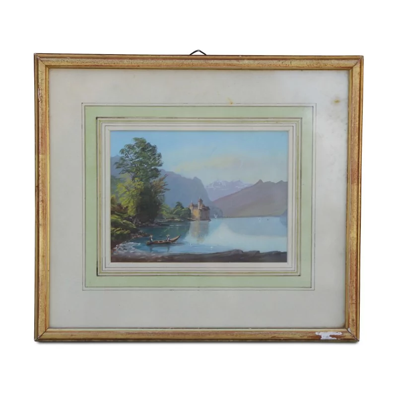 色彩斑斓的作品《西庸城堡》 - Moinat - 版画