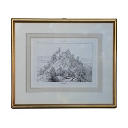 Un tableau "Mont". Wagner. Vers 1850