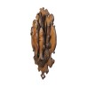Настенное украшение Бриенц, резное дерево с мотивом рыбы и зимородка. - Moinat - Brienz