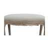 A richly carved beech seat. To cover - Moinat - Stools, Benches, Pouffes