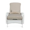Кресло для отдыха модели Haute Rive из кованого железа белого цвета. - Moinat - Sièges, Bancs, Tabourets