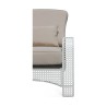 A “Haute Rive” model armchair in wrought iron, white color - Moinat - Sièges, Bancs, Tabourets