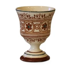 Un service de table "Longwy modèle Henri II" en faïence "terre de fer"