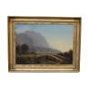A painting “Le Bouveret” signed Jean-Philippe George-Juillard - Moinat - Painting - Landscape