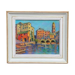 Une oeuvre "Camogli" signé Richard Berger (1894-1984). Suisse