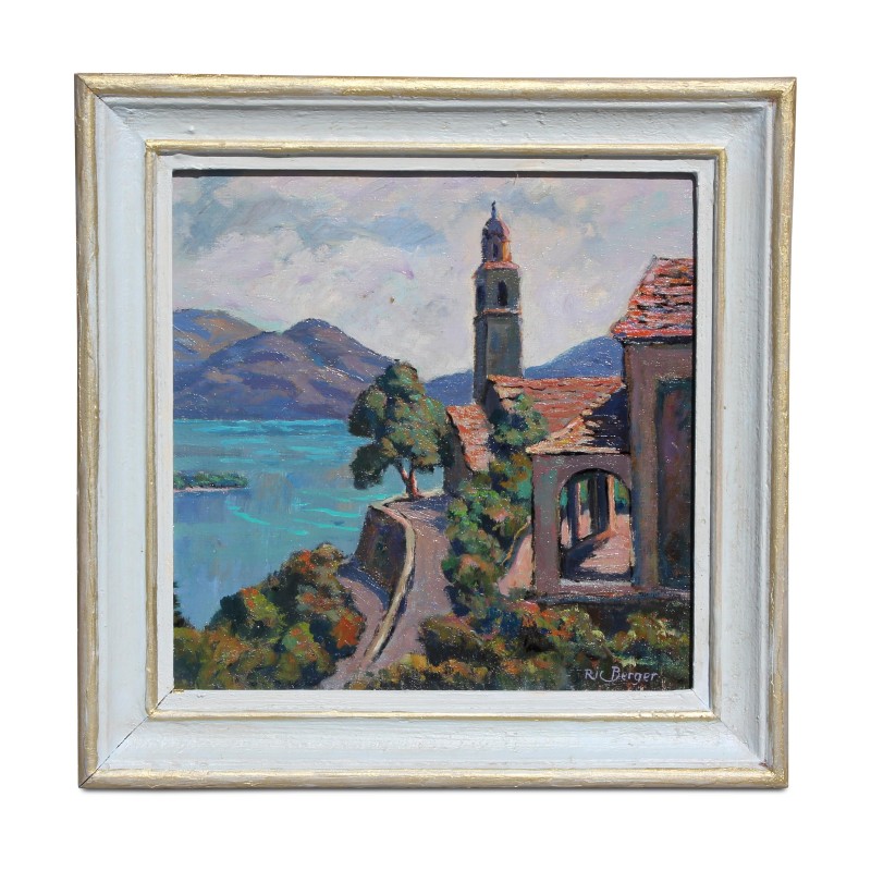 A work \"Ronco\" signed Richard Berger (1894-1984). Swiss - Moinat - Painting - Landscape