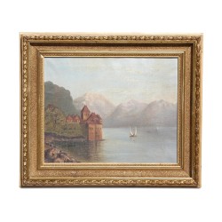 Une oeuvre "Bord du lac Léman. Suisse