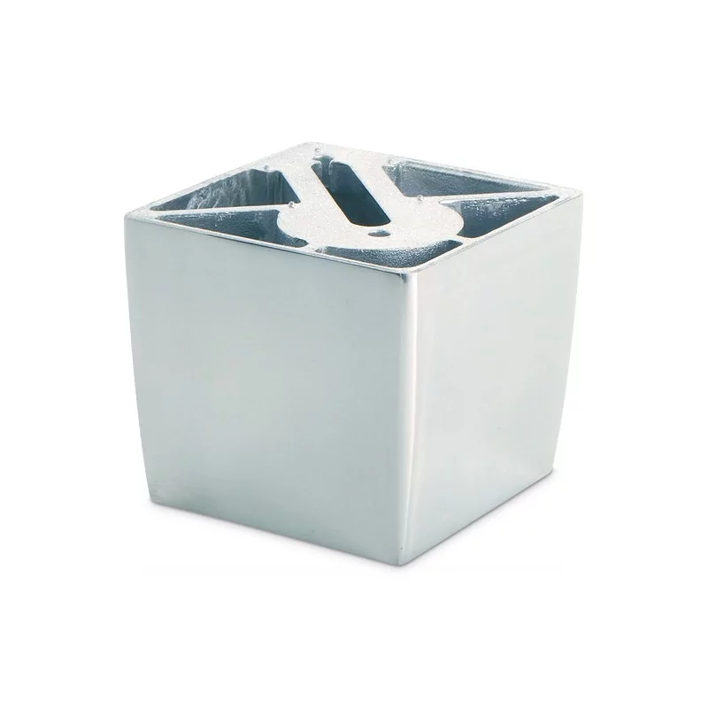 Jeu de 4 pieds Block Chrome de la collection TRECA Paris - Moinat - Pieds