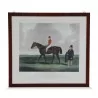 A "horse" work representing the grand winner of the national race - Moinat - Prints, Reproductions