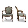 A pair of Louis XV cabriolet armchairs in walnut, \"Nogaret\" model - Moinat - Armchairs