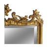 A gilded wooden mirror in the \"Funk\" style, richly molded, beveled glass - Moinat - Mirrors