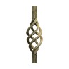 A set of wrought iron fireplace tools with wooden handles - Moinat - Fireplace accessories