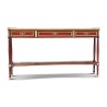 A Louis XVI mahogany server mounted on oak, richly crafted - Moinat - Consoles, Side tables, Sofa tables