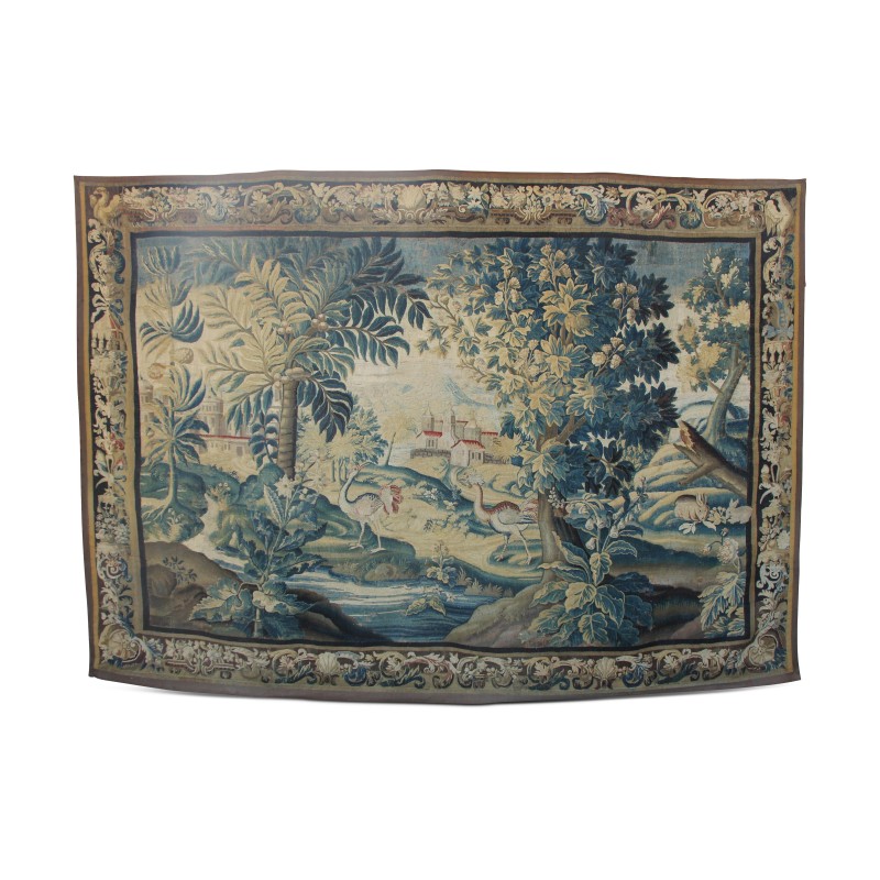 A decorative accessory from Flanders \"Country scene\" - Moinat - Rugs